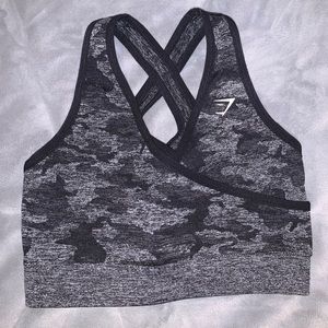 camo gymshark leggings and sports bra set